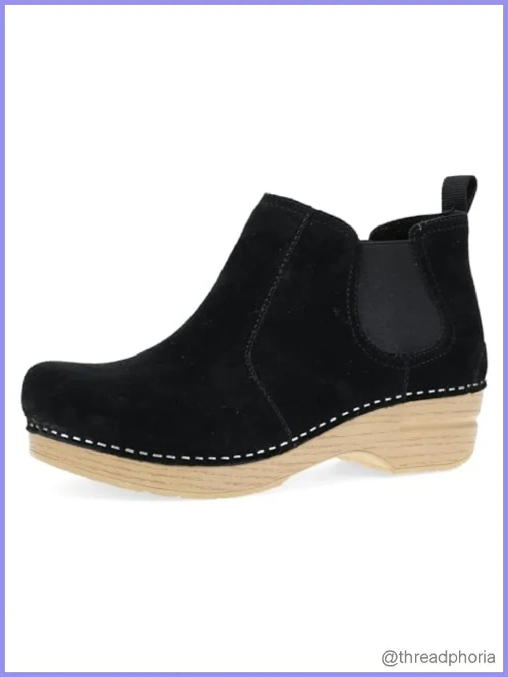 Dansko Women's Frankie Waterproof Suede Ankle Bootie PU Sole